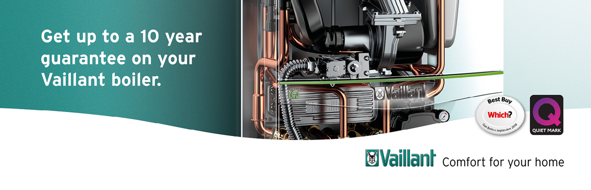 up to a 10 year guarantee on your vaillant boiler